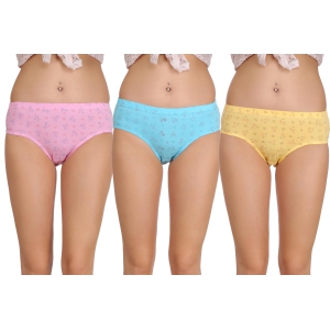 Eve's Beauty Women Hipster Multicolor Panty-xxl / Multicolor / Pure Cotton