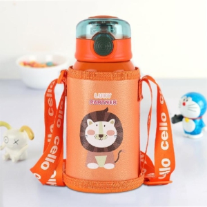 Kinder Hot & Cold Stainless Steel Kids Water Bottle, 500ml Orange 500ml