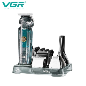 VGR V-102 Grooming Kit For Men Clear-VGR V-102 Grooming Kit For Men, Clear