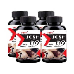 HMV Herbals JOSH 69 Power Booster For Men Herbal Capsule 120 no.s Pack Of 4