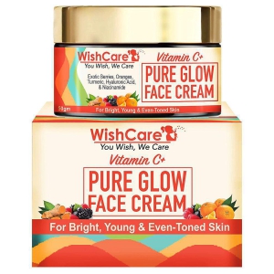 WishCare Vitamin C Pure Glow Face Cream for Women & Men Day Cream 50 gm