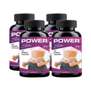 HMV Herbals Power Slim Fat Burner Herbal Capsule 120 no.s Pack Of 4