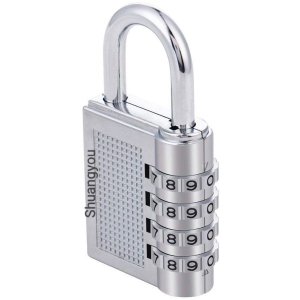 ST Cute 4-Digit Safe PIN Shaped Combination Padlock Lock- Camping/Hiking