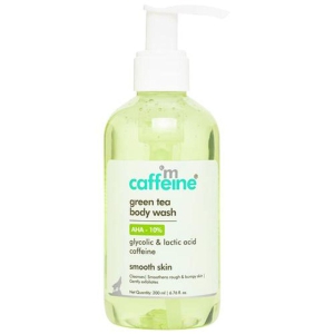 mCaffeine Green Tea Body Wash  With AHA 10 200 ml