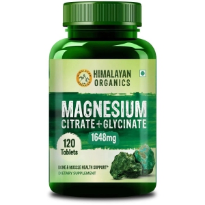 Himalayan Organics Magnesium Complex Supplement 1648 mg 120 no.s Minerals Tablets