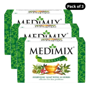 Medimix Classic Ayurvedic Bathing Soap - Pack Of 3 (300gm)