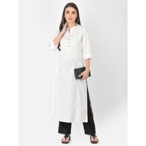 pistaa-white-cotton-blend-womens-straight-kurti-pack-of-1-none