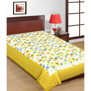 UniqChoice New Rajasthani Traditional Cotton Pronted Single BedSheet