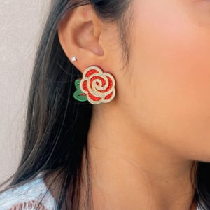 Ravishing Rose Earrings