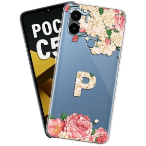 NBOX - Multicolor Silicon Printed Back Cover Compatible For POCO C50 ( Pack of 1 )