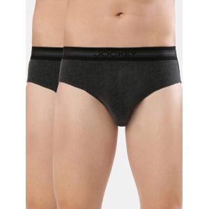 jockey-men-super-combed-cotton-solid-brief-1010-black-melange-pack-of-2