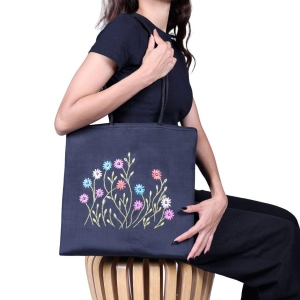 Tote handbag with Florals