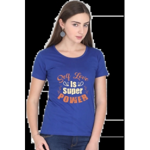 Self Love Womens T Shirt-Royal Blue / XL