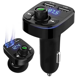 Hands-Free Wireless Bluetooth -Transmitter 2.1 A Dual USB Port-1