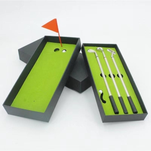 Golf Ball Pen Gift Set, Golf Pen Set Nice Gift Mini Desktop for Men Dad Husband for Stationery Decorations