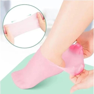 Silicone Gel Heel Socks Anti Slip For Dry Cracked Feet-Adjustable