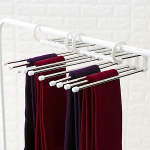 5 IN 1 RACK STAINLESS STEEL CLOTH HANGER-PACK OF 5 PIECES @2149