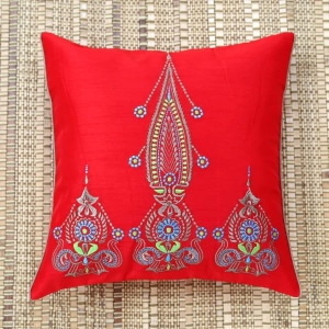 ans-ornamental-red-and-gold-emb-cushion-cover-with-colour-highlights