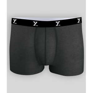 XYXX - Grey Melange Modal Men's Trunks ( Pack of 1 ) - L