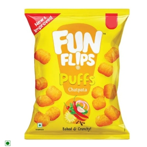 Fun Flips Puffs in Chatpata flavour 18gm