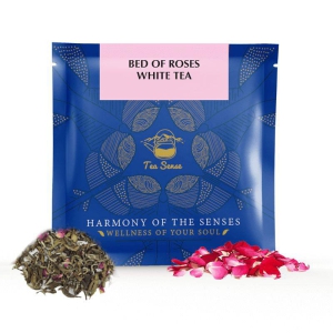 TEA SENSE Bed of Roses White Tea Bags Box (15 Pc)-15 Pcs Box