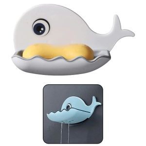 4747-fish-shape-soap-dish-adhesive-waterproof-wall-mounted-bar-soap-dish-holder-pack-of-2pc