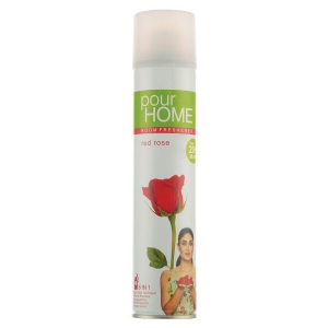 POUR HOME Red Rose Room Freshener Spray, 220 ml