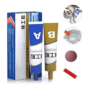 magic-metal-mending-industrial-heat-resistance-cold-weld-metal-repair-paste-adhesive-gel-ab-strong-glue-universal-metal-plastic-weld-repair-glue-aluminum-chrome-stainless-steel-2-pc-tub