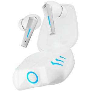 COREGENIX U-Tank Bluetooth True Wireless (TWS) In Ear 25 Hours Playback Low Latency IPX5(Splash & Sweat Proof) White