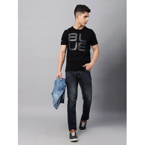 Dark Tinted Blue Slim Fit Jeans-36 / Blue