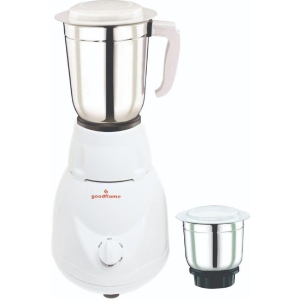 Goodflame Fest Mixer Grinder 500 Watt 2 Jars Stainless Steel Mixer Grinder(Mixer Grinder,White)