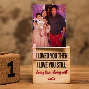 Love You Forever table photo frame