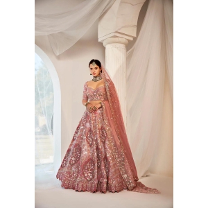 Salmon Pink Bridal Set-Custom Tailored / Pink