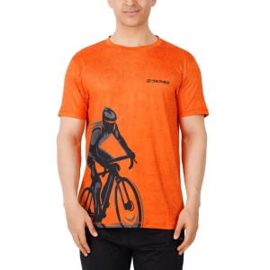 ZAKPRO Men Sports Tees (Ride-O-Range)-L