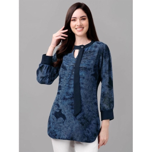 gufrina Blue Rayon Womens Regular Top ( Pack of 1 ) - None