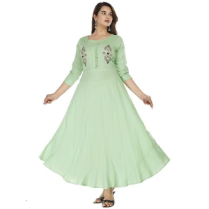 jc4u-rayon-green-a-line-dress-single-l