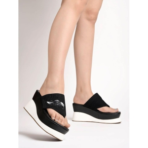 Shoetopia Black Women''s Slip On Heels - None