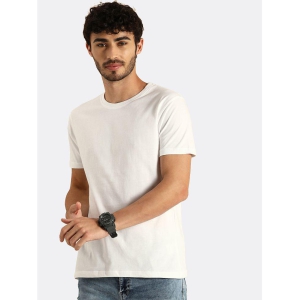 Bewakoof - Cotton Regular Fit White Men's T-Shirt ( Pack of 1 ) - None