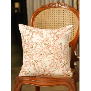 Velvet Pink Colour Floral Cushion Covers-(18