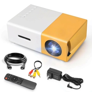 LED Mini Portable Projector Home Theatre (Yellow)