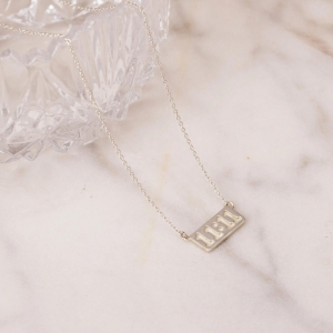 11:11 Necklace-Silver Plated