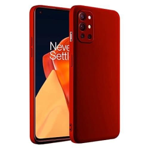 OnePlus 9R Back Cover Case Liquid silicone - Red