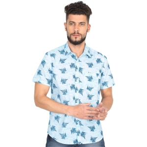 leafy-sky-blue-printed-shirt-42-xl