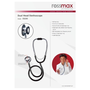 Rossmax Stethoscope With Dual Head For Adult and Pediatric EB200