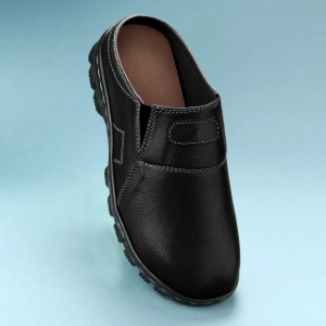 1001 RU - Men-Diabetic and Senior Friendly Footwear - Rubber Sole-11 / Dark Brown / Normal