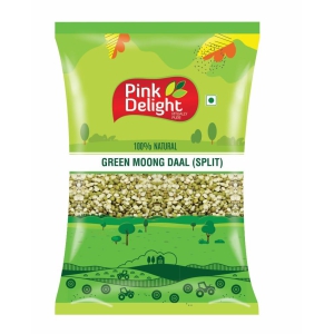 Pink Delight Moong Hari Daal | Moong Chilka Daal | 1 Kg Pack