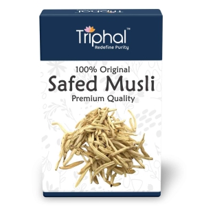 Safed Musli Whole (Sabut) - Raw and Unprocessed, Herb For Overall Well being