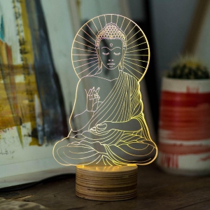Budhha Acrylic LED Table Lamp-Buddha