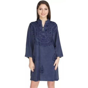 Women's Plus Size Tunic Tops Summer Long Sleeve Round Neck Blouses-Dress Ruffle Flowy Up T Shirts