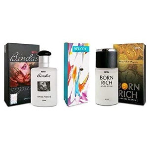 Riya Melody, Bindas and Born Rich Perfume, Combo of 3, 30ml. Each